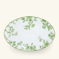 برناردو طبق ألبيرتين بيضاوي الشكل أخضر 33 سم