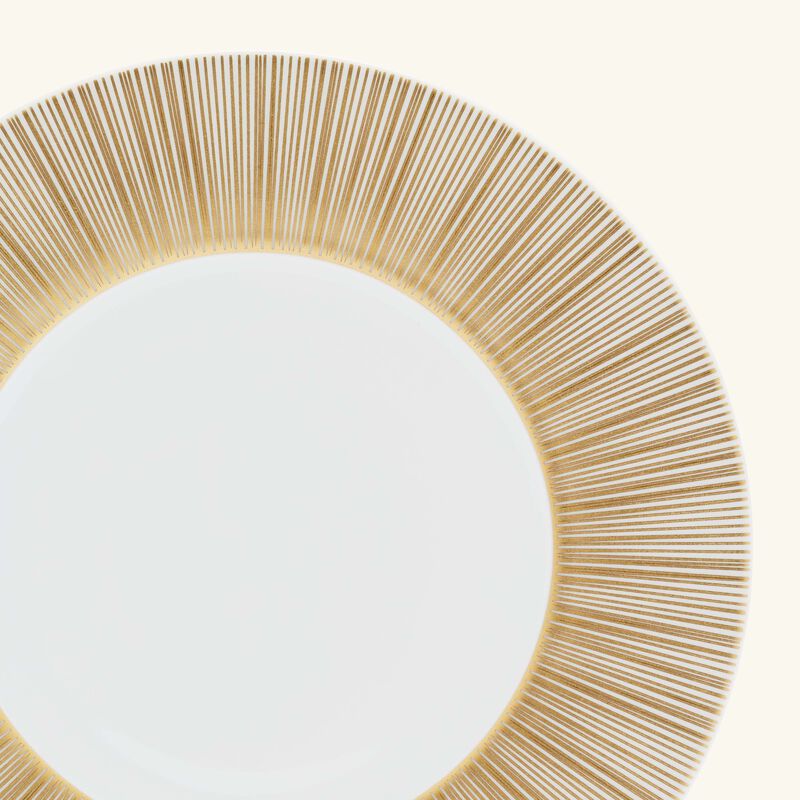 Sol Salad Plate Round Gold 21cm bernardaud sol salad plate round gold 21cm