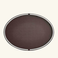 Circus Tray Oval Large Brown giobagnara circus tray oval large brown