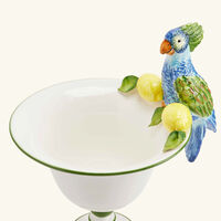 Ceramic Parrot Vase Small les ottomans ceramic parrot vase small