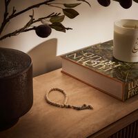 لايت اوف سكينة مسبحة من العقيق الرخامي