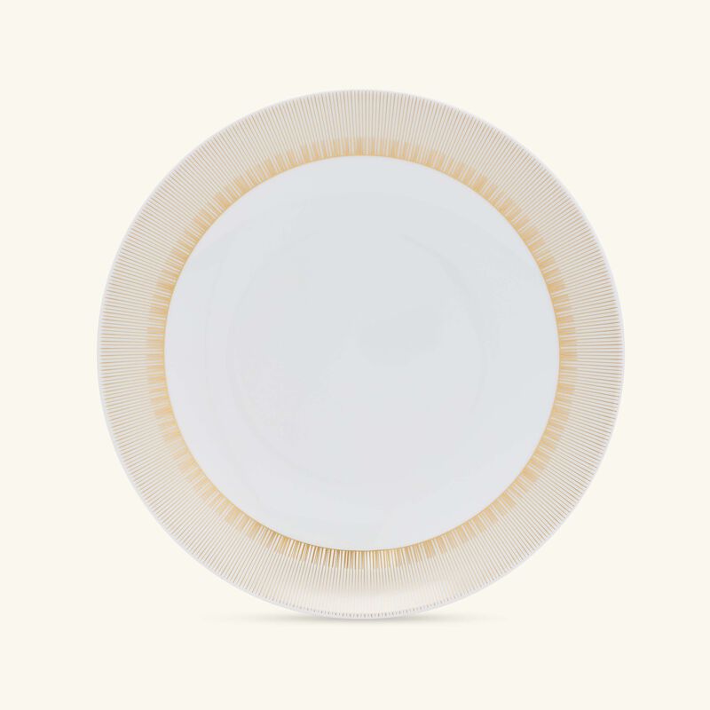 bernardaud sol dish round gold 29cm