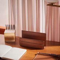 Brennan Letter Rack Brown ralph lauren home brennan letter rack brown