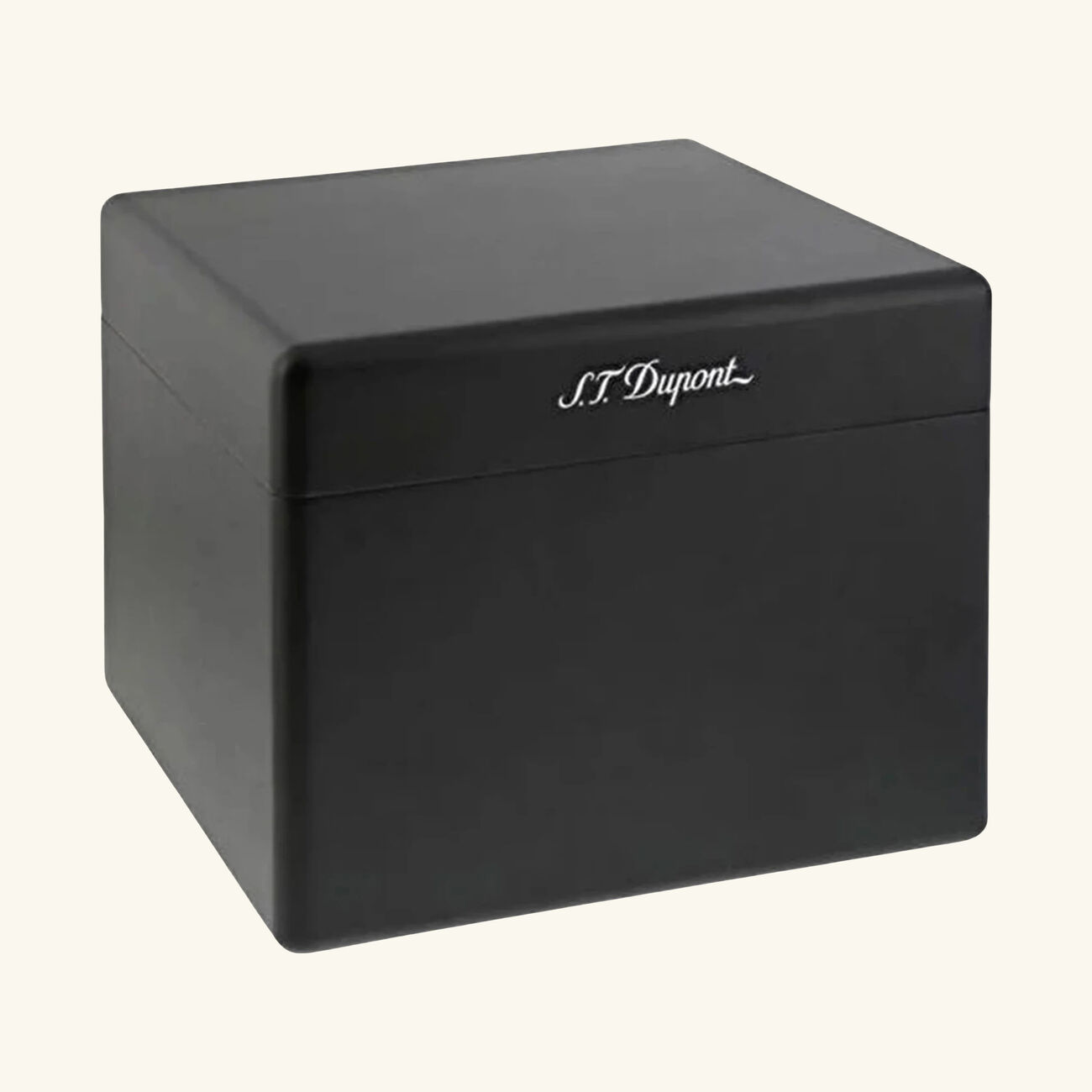 st dupont cigar humidor cube black