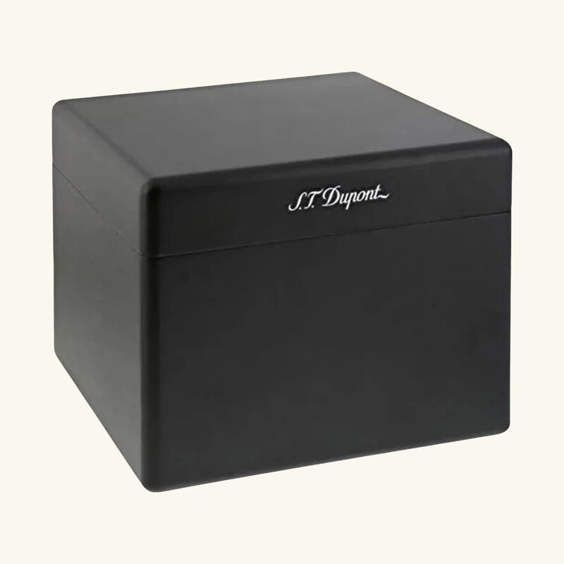st dupont cigar humidor cube black