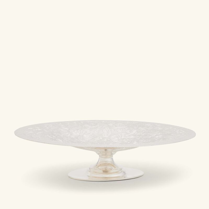 كريستوفل وعاء الضيافة جاردان ديدن باللون الفضي 35 سم