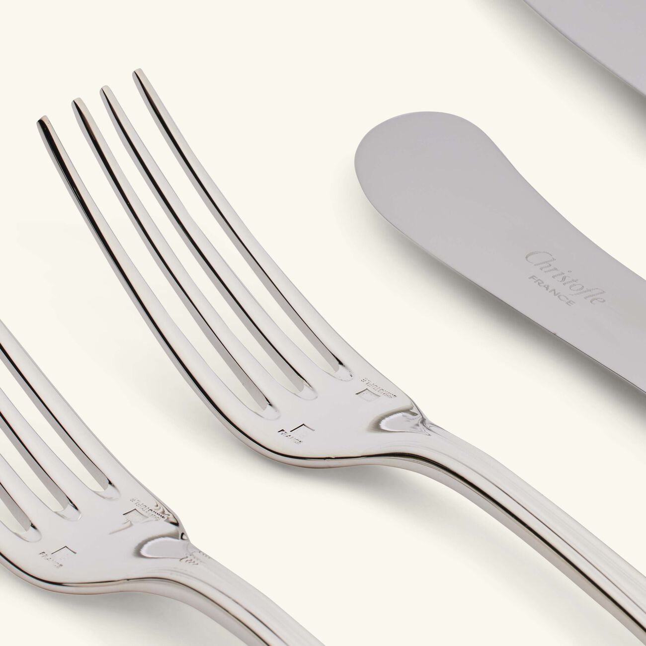 كريستوفل طقم آلبي للفطور من 7 قطع مطلية بالفضة