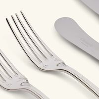 كريستوفل طقم آلبي للفطور من 7 قطع مطلية بالفضة