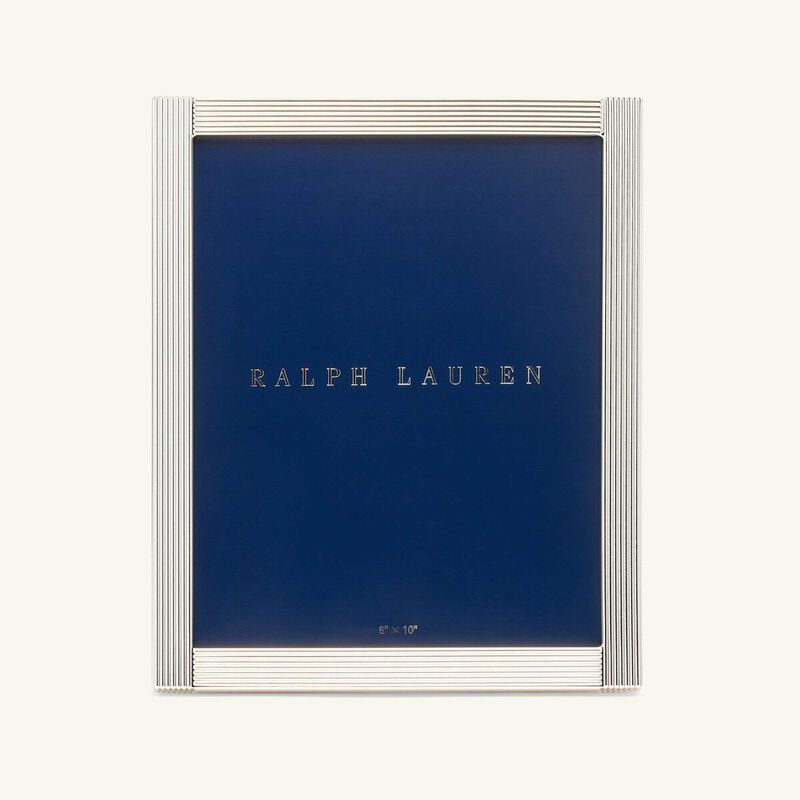 رالف لورين هوم إطار الصور لوك مطلي بالفضة 20  25سم