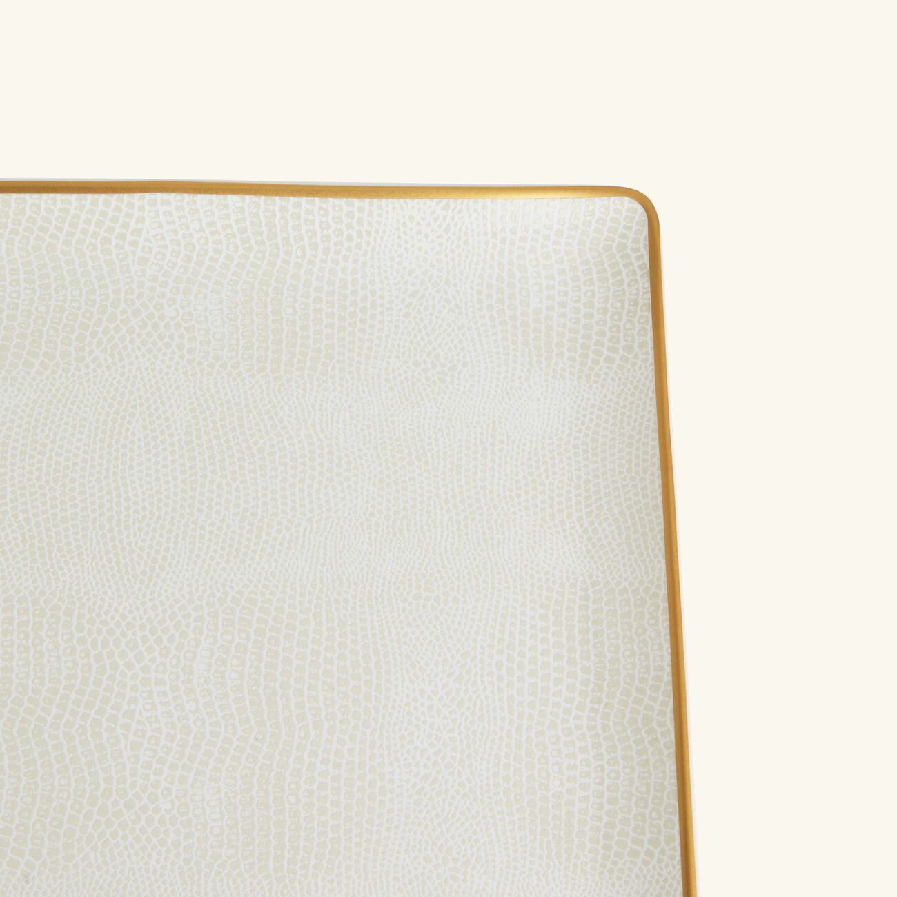 bernardaud sauvage or serving platter rectangular white 8cm