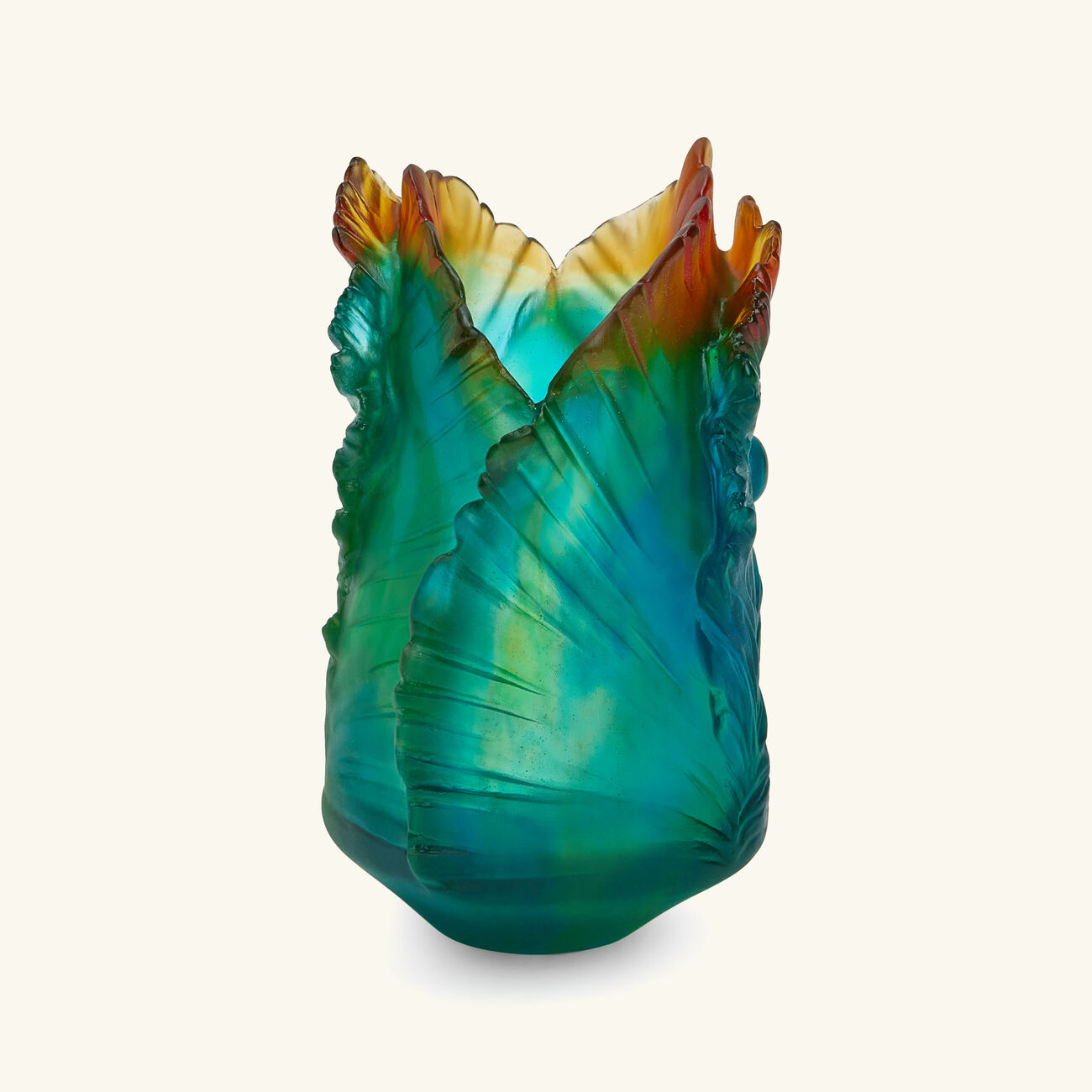 دوم مزهرية فلور دو باون صغيرة خضراء