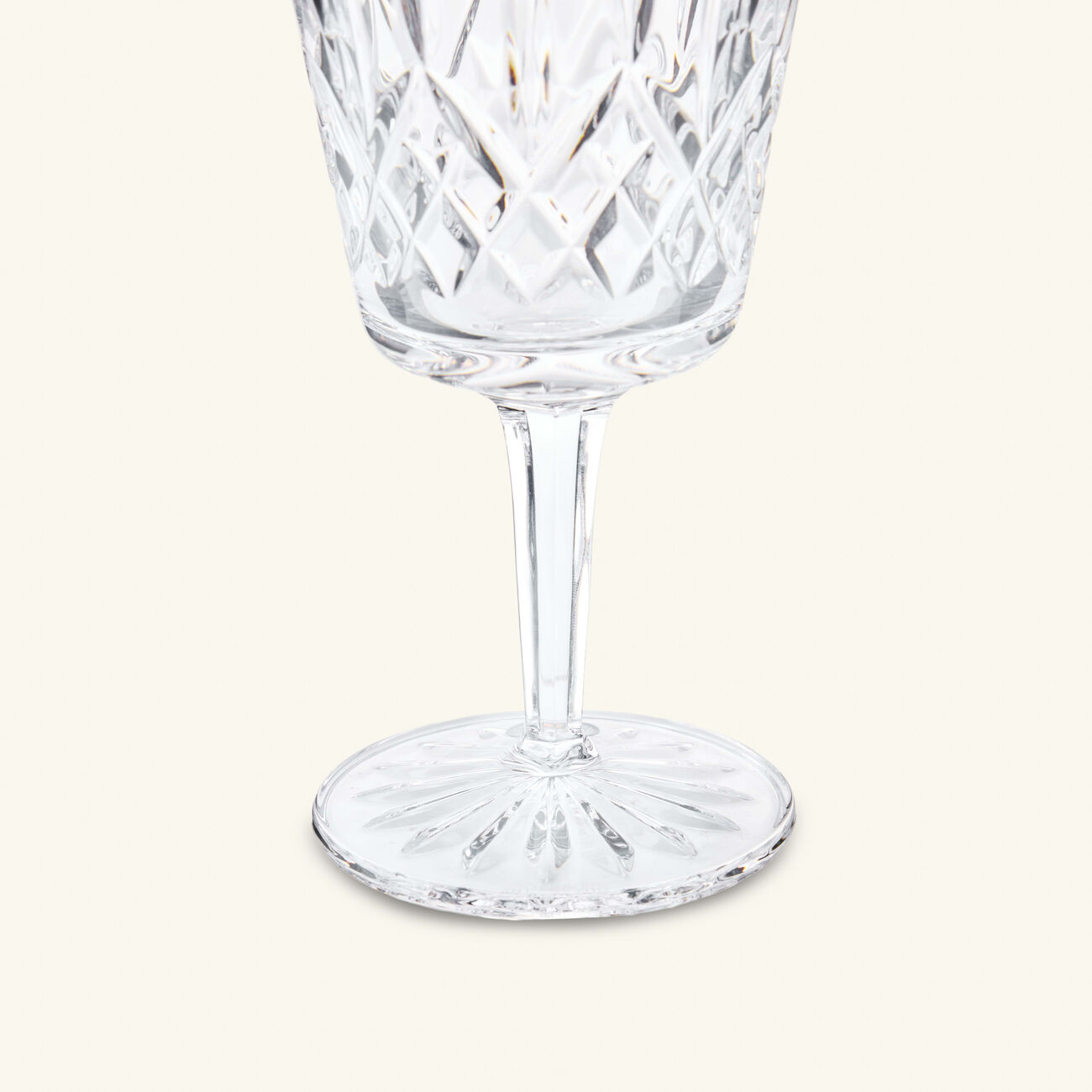 waterford lismore drinking glass large clear set of 2