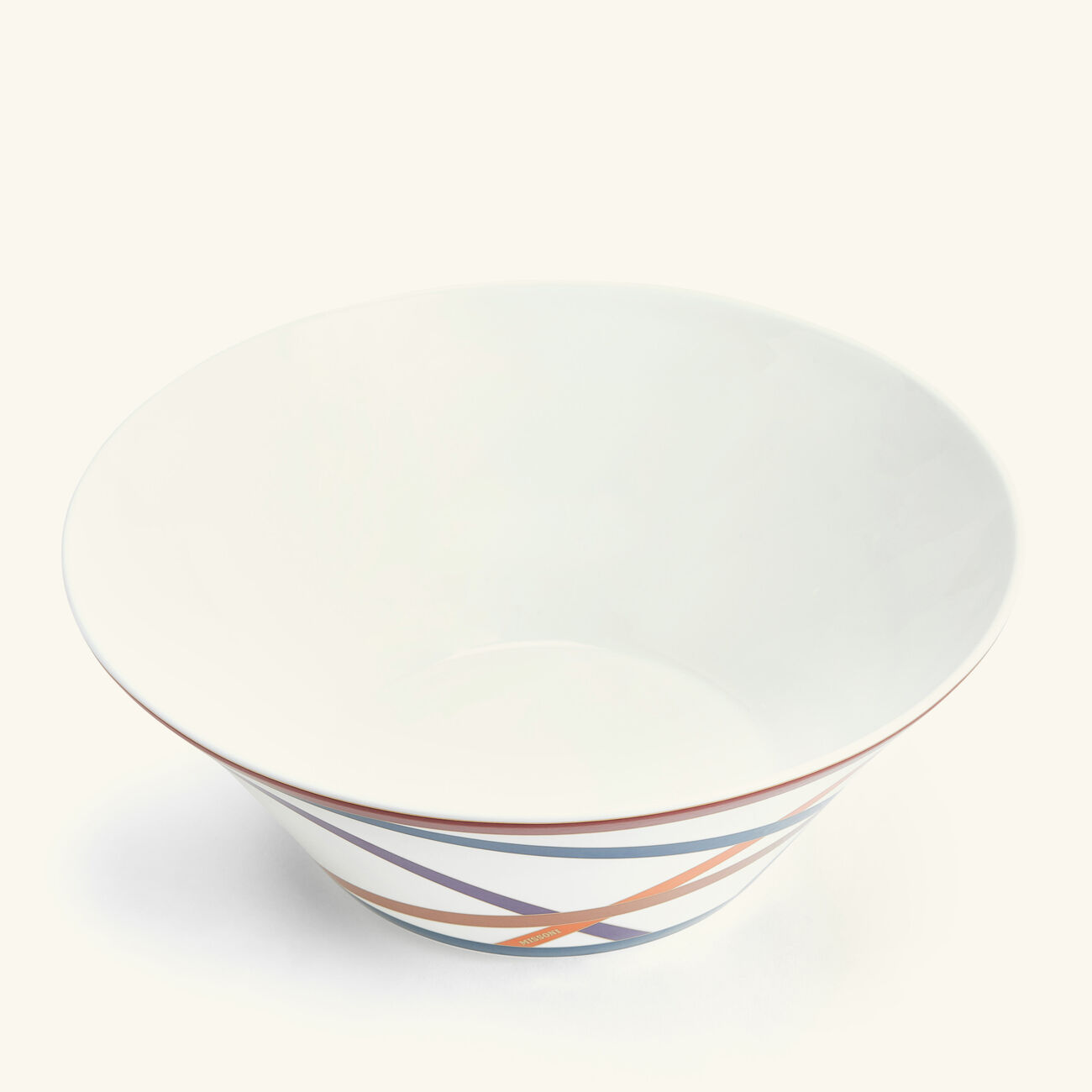 missoni home nastri salad bowl 26cm