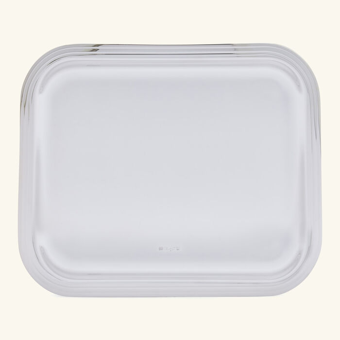 christofle albi serving tray rectangular small silver plated