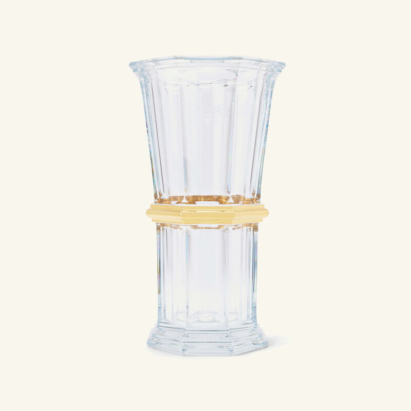 baccarat harcourt 1841 vase medium gold