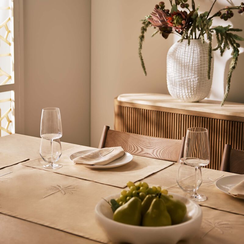 catherine denoual palm tree runner brown