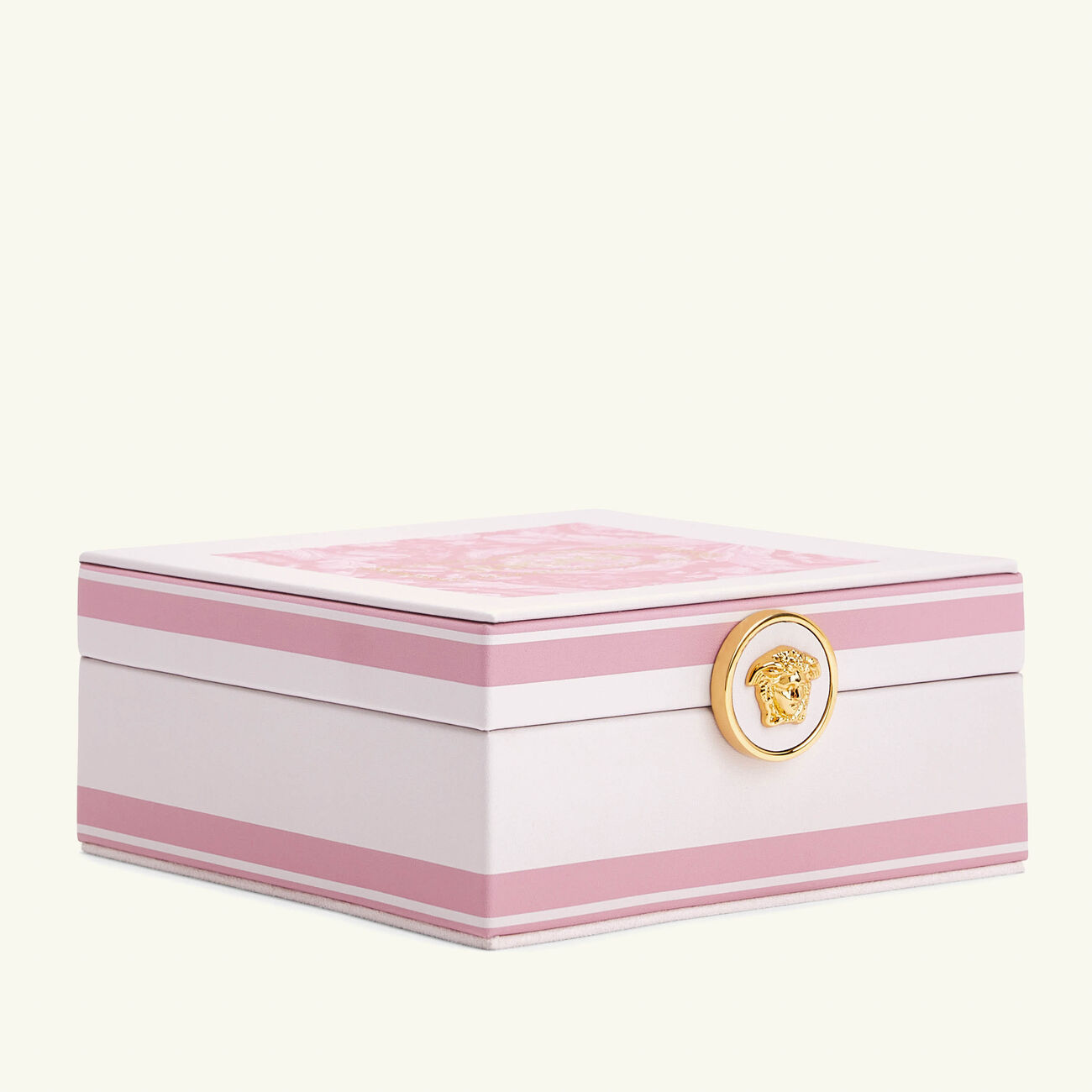 فيرساتشي صندوق المجوهرات باروكو صغير وردي