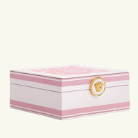 فيرساتشي صندوق المجوهرات باروكو صغير وردي