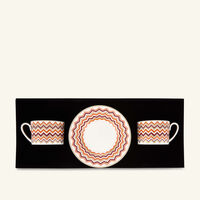missoni home iconic tea cup   saucer multicolor