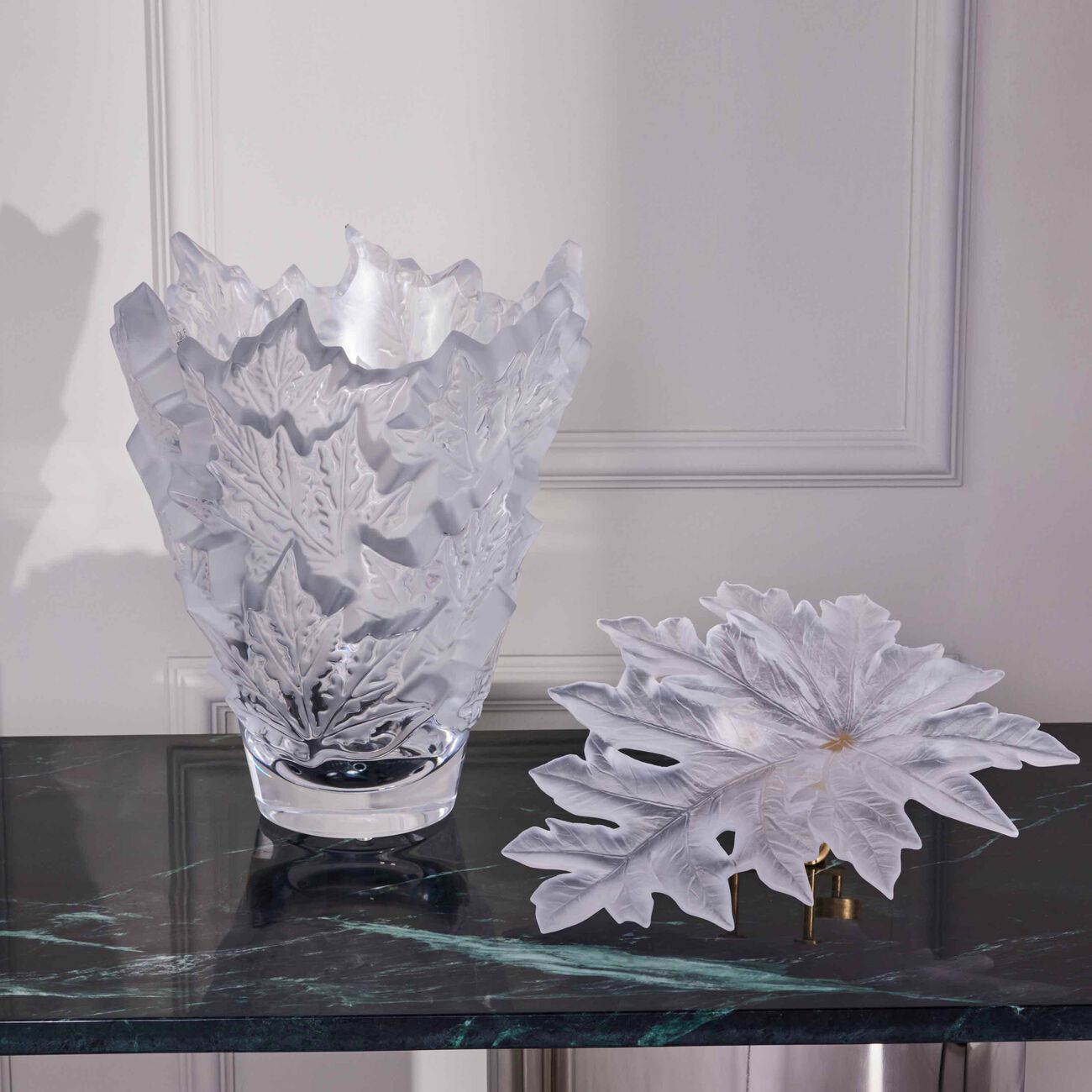 لاليك مزهرية شانزيليزييه متوسطة شفافة