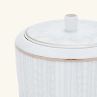 bernardaud silva sugar bowl white