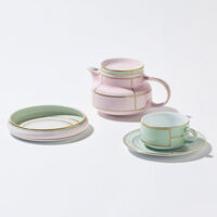 طبق ديفا المستدير للتقديم باللون الوردي 17 سم جينوري 1735 طبق ديفا المستدير للتقديم باللون الوردي 17 سم