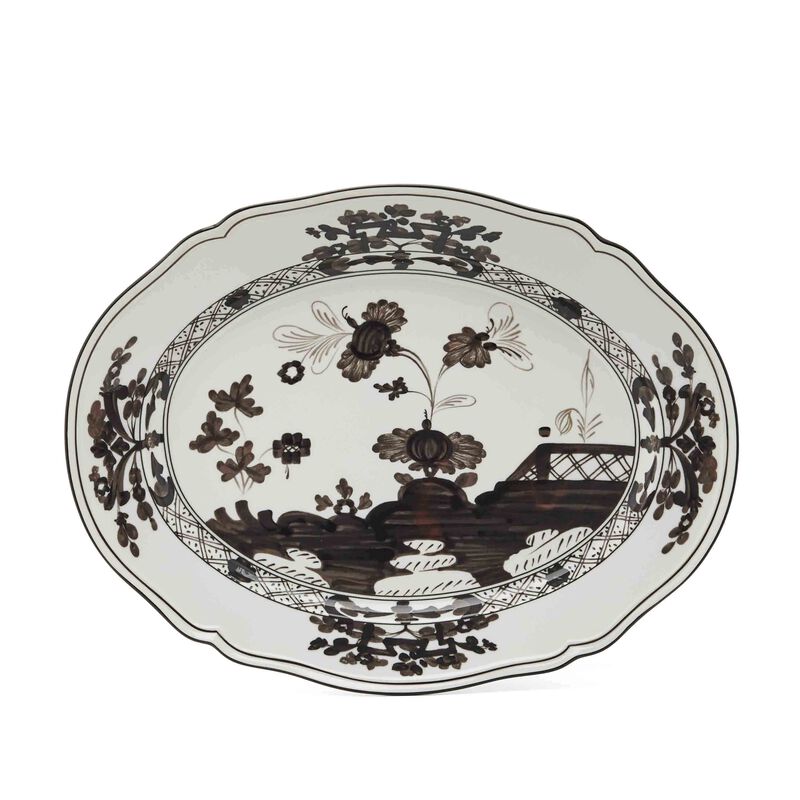 Oriente Italiano Grey Platter, large