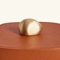 Pebble Trinket Box Camel assouline pebble trinket box camel