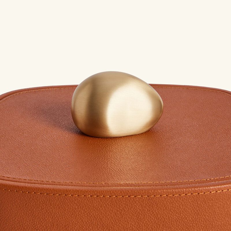 Pebble Trinket Box Camel assouline pebble trinket box camel