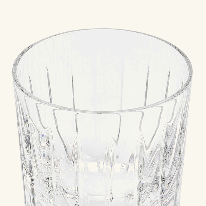 christofle iriana tumbler glass clear set of 2