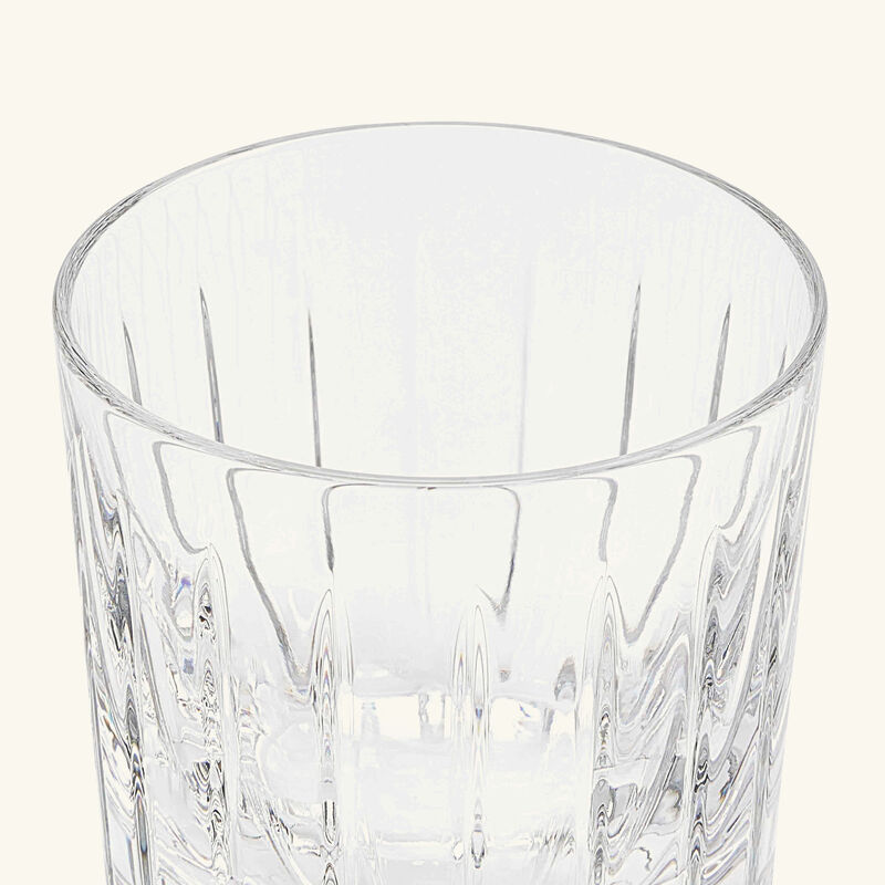 christofle iriana tumbler glass clear set of 2