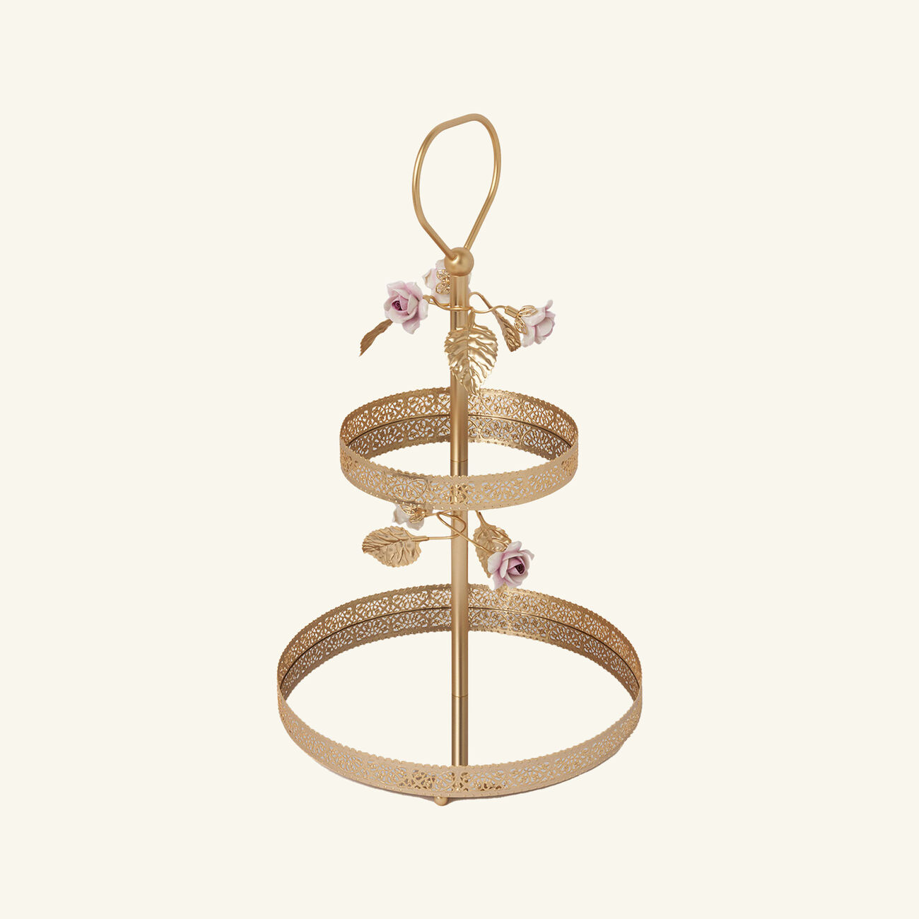 Marie Cake Stand Gold villari marie cake stand gold