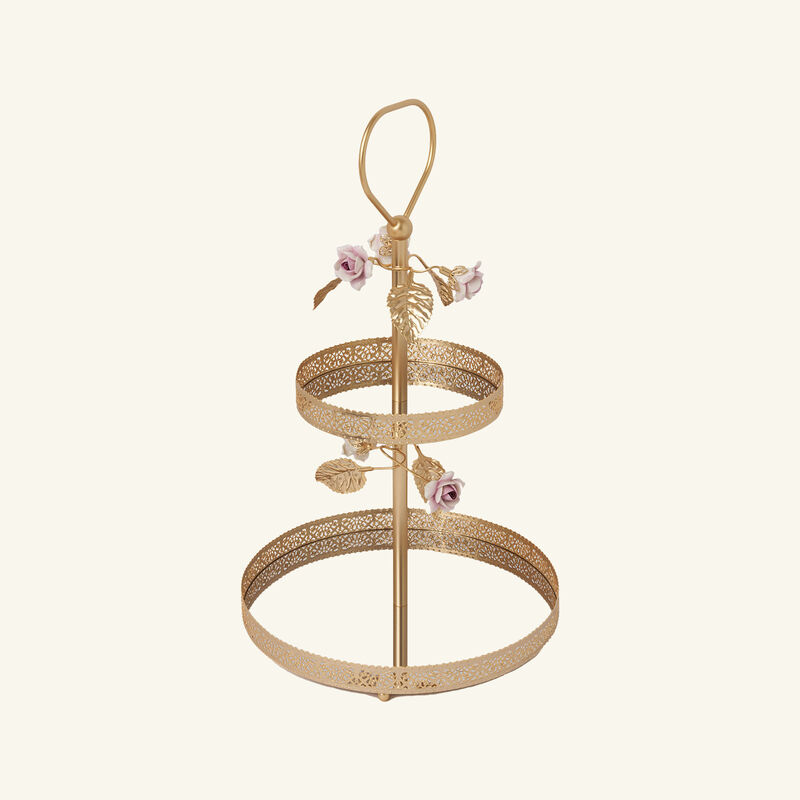 Marie Cake Stand Gold villari marie cake stand gold