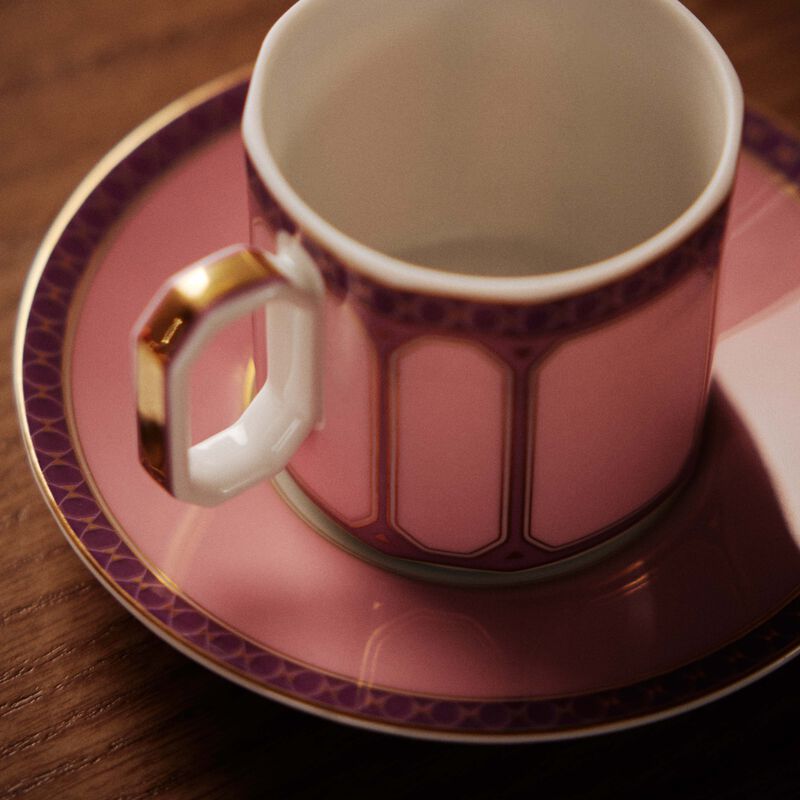 rosenthal signum rose coffee cup   saucer pink