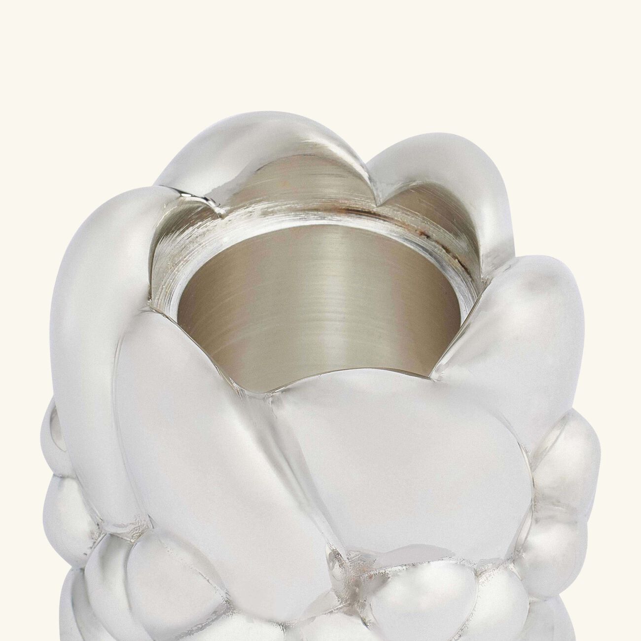 christofle babylone candle holder silver plated