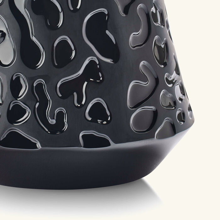 Panthère Vase Small Black lalique panth re vase small black