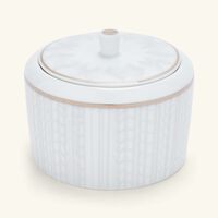 bernardaud silva sugar bowl white