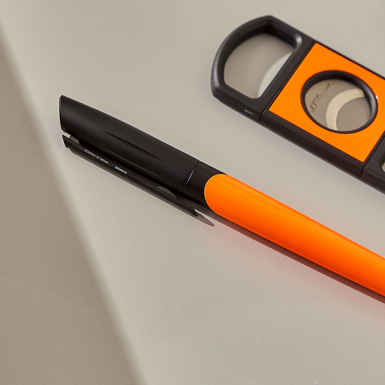 st dupont defi millenium rollerball pen orange
