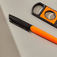 st dupont defi millenium rollerball pen orange