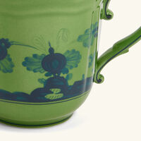 ginori 1735 oriente italiano malachite mug green