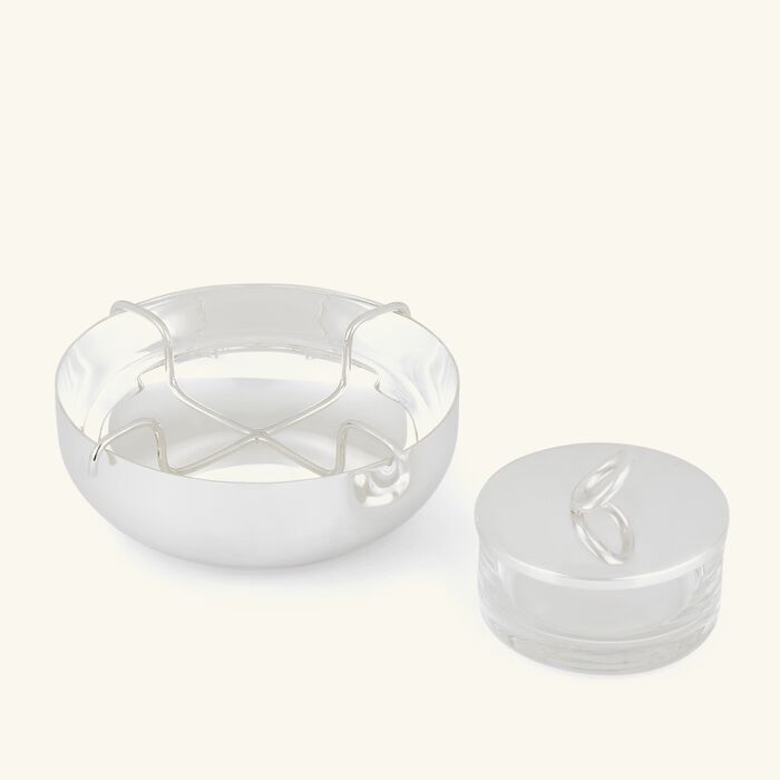 كريستوفل طقم تقديم الكافيار فيرتيجو باللون الفضي