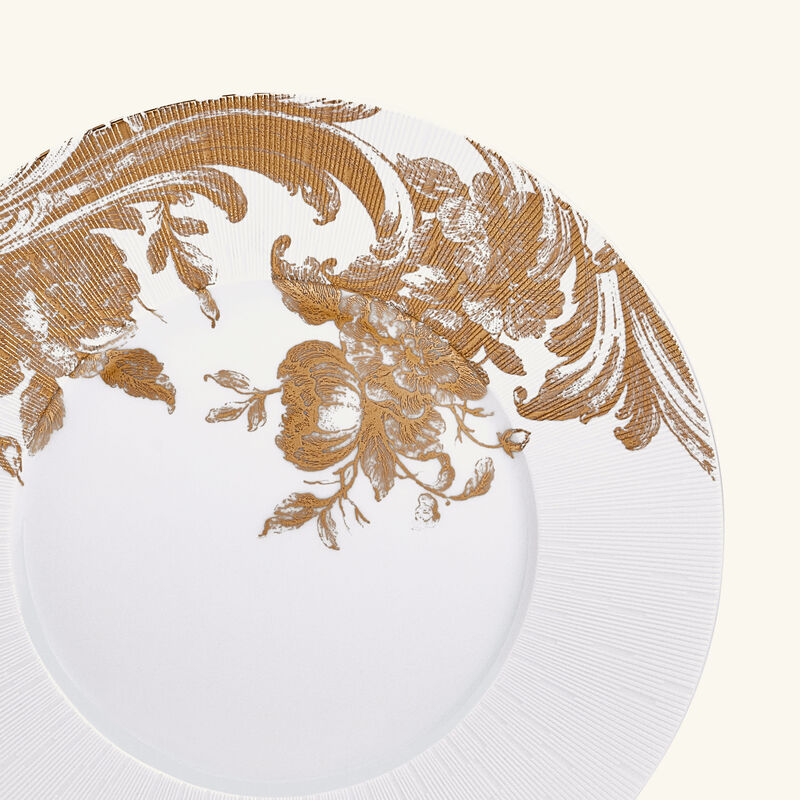 haviland stanislas dessert plate gold 24cm set of 4