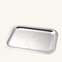 christofle albi lunar new year serving tray silver plated 26x20cm