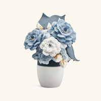 Vase with Flowers Large Blue lladro vase with flowers large blue