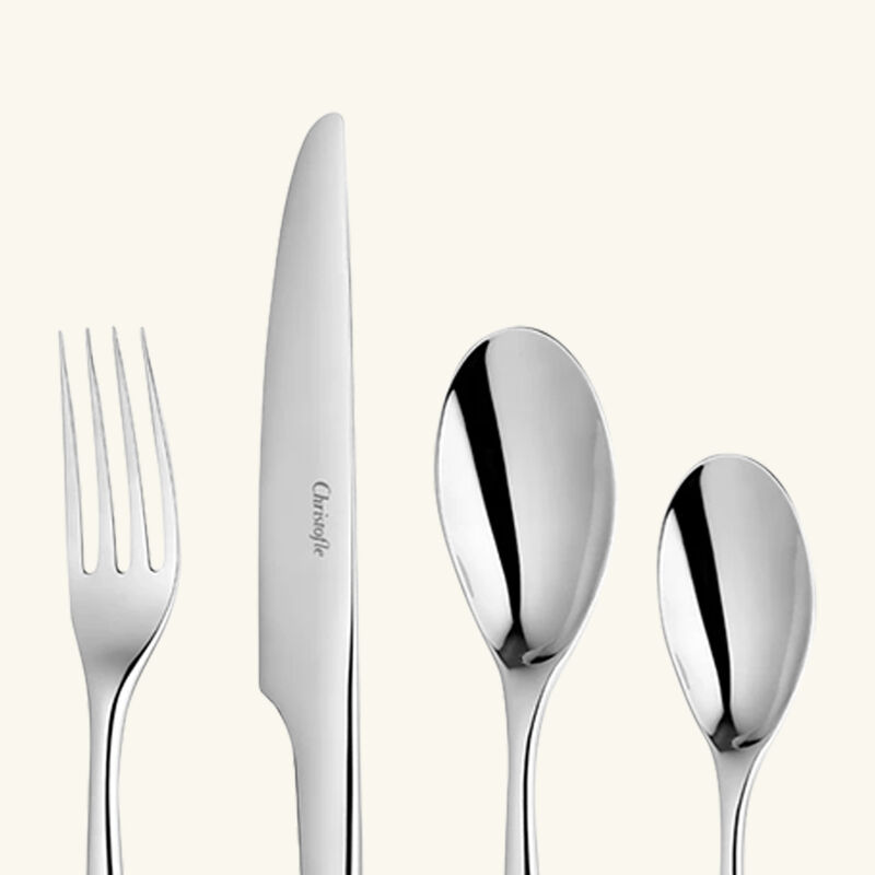 christofle la trousse 4 pc medium sized stainless steel set