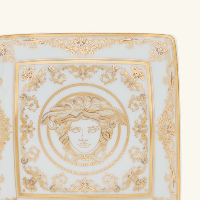 versace medusa gala trinket tray white 12cm
