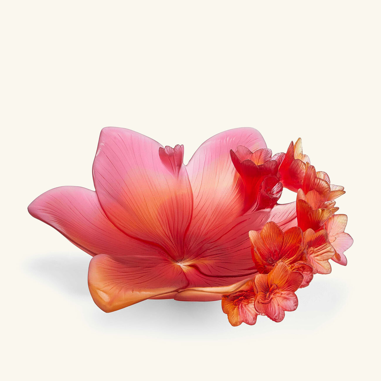 دوم قطعة ديكور مركزية سافران برتقالية