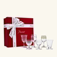baccarat verres bijoux drinking glass clear set of 6