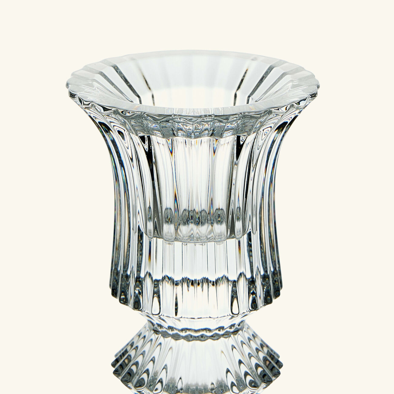 Mille Nuits Candle Holder Clear Set Of 2 baccarat mille nuits candle holder clear set of 2