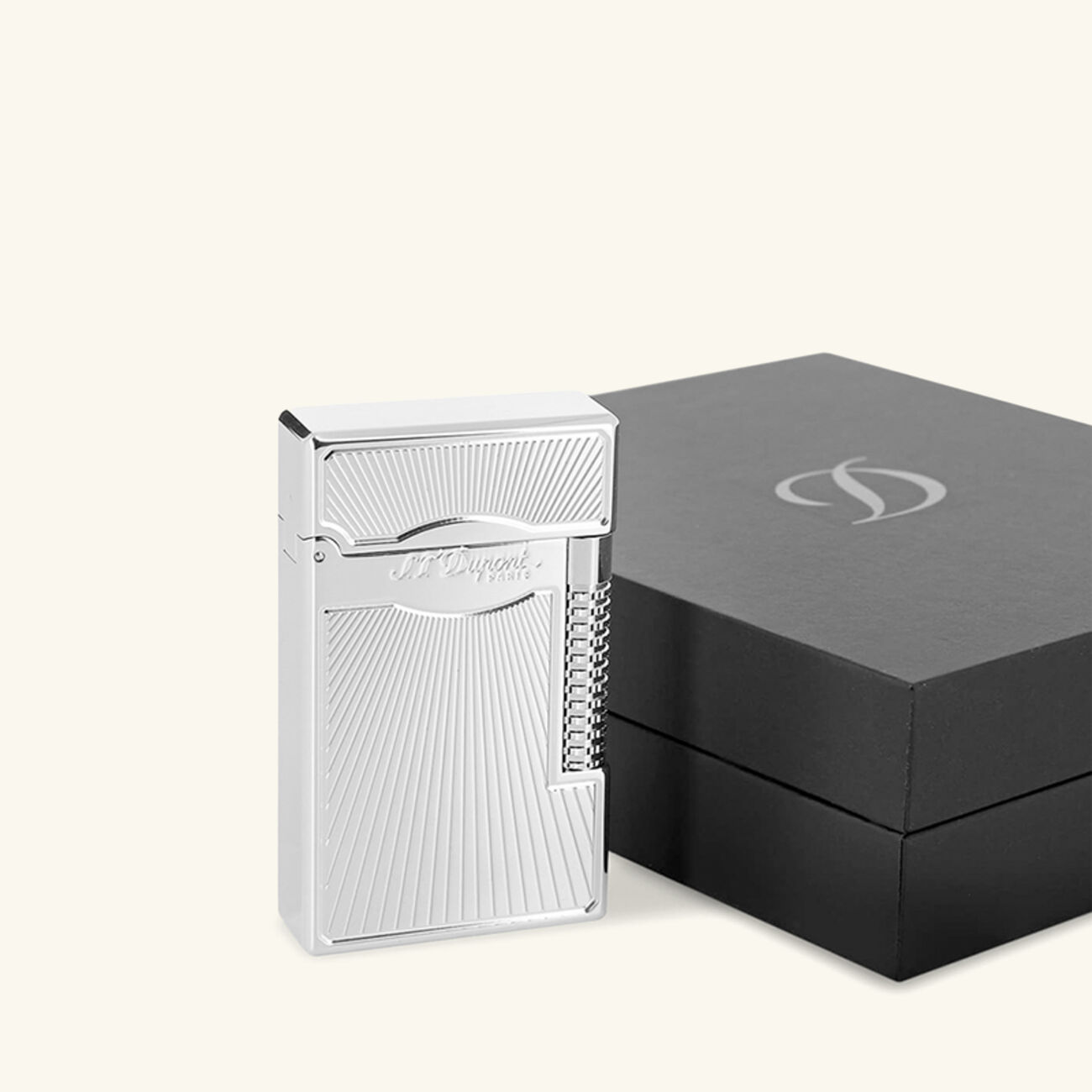 اس تي دوبون ولاعة لو جراند دانسينج فلايم باللون الفضي